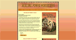 Desktop Screenshot of healingpowerministries.com